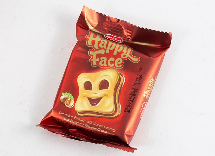 پک 24 عددی بیسکوییت ساندویچی Happy face