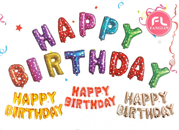 بادکنک فویلی Happy Birthday
