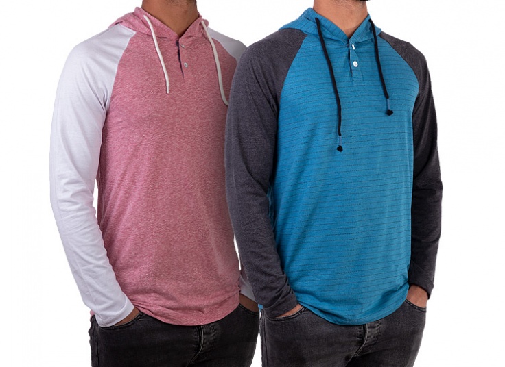 بلوز مردانه کلاه دار free planet