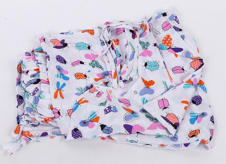 تاپ شلوارک نخی طرحدار