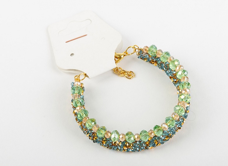 دستبند طرح کریستال