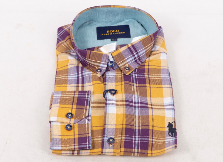 پیراهن چهارخانه طرح POLO