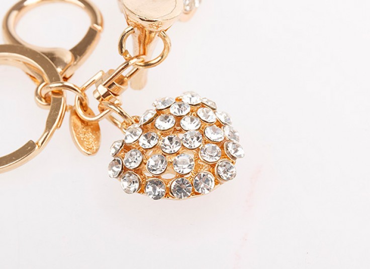 آویز کلید کریستالی Bird