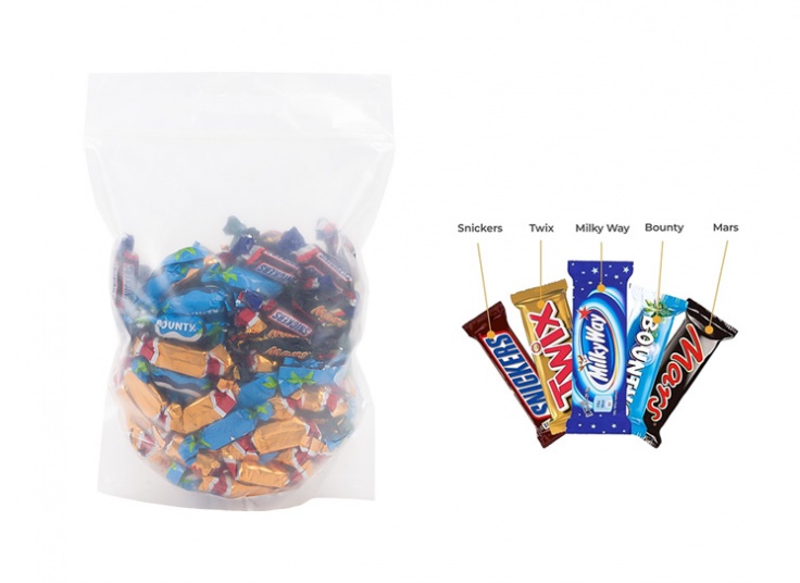 بسته یک کیلویی شکلات مینی