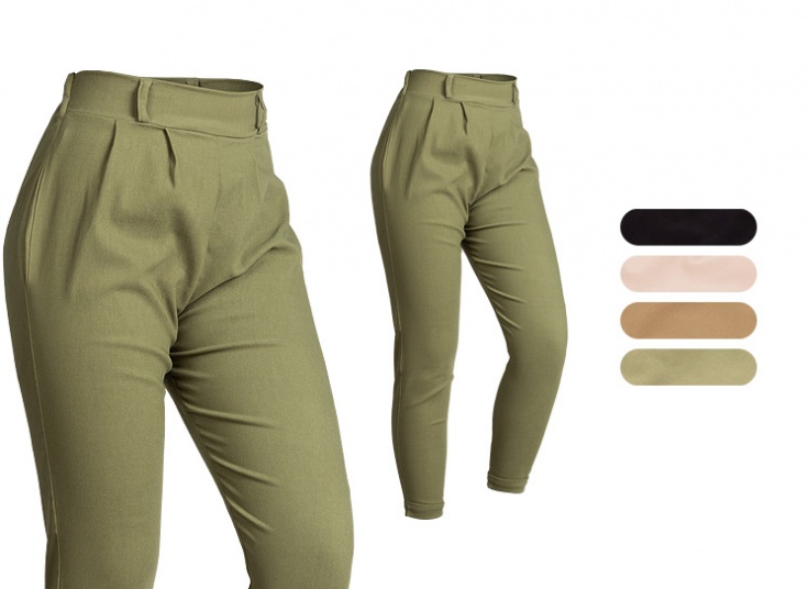 شلوار زنانه دمپا پاکتی