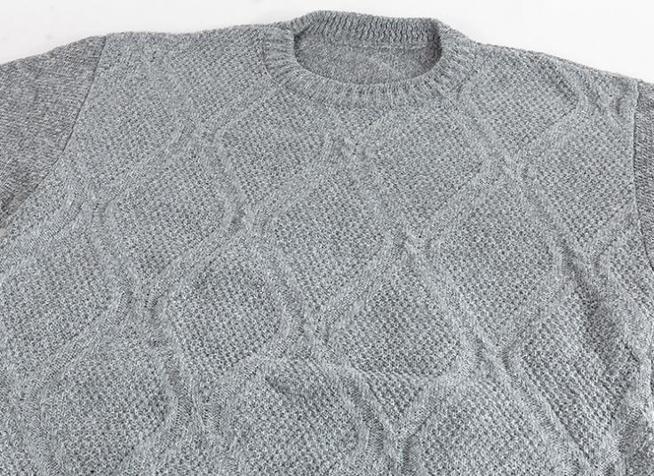 پلیور بافت یقه گرد مردانه