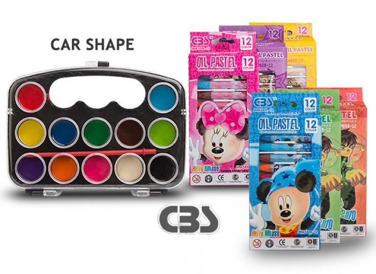 پاستل روغنی و آبرنگ