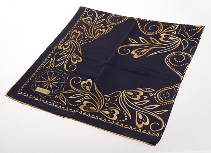 روسری ساتن دست دوز ASGOLDAS