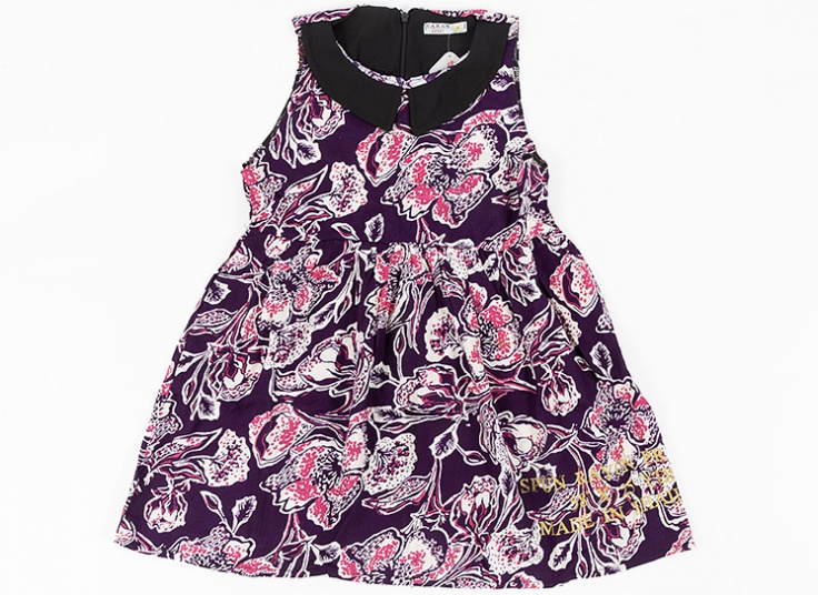 سارافون بچگانه یقه دار