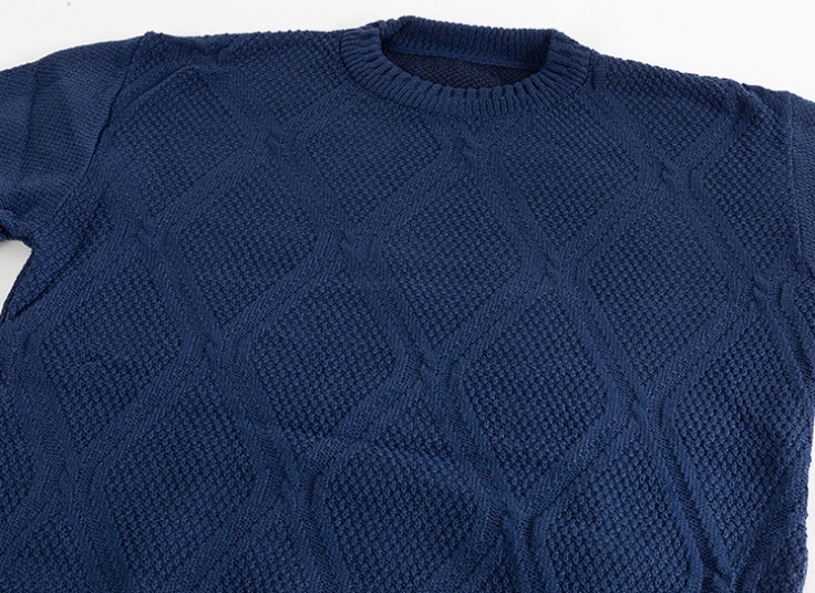 پلیور بافت یقه گرد مردانه