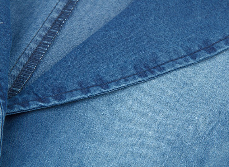 مانتو یقه انگلیسی طرح جین