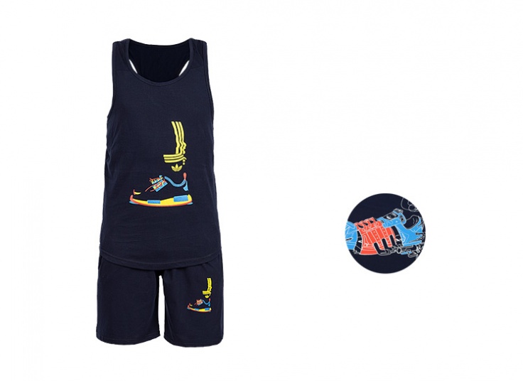 ست رکابی شلوارک مردانه Adidas