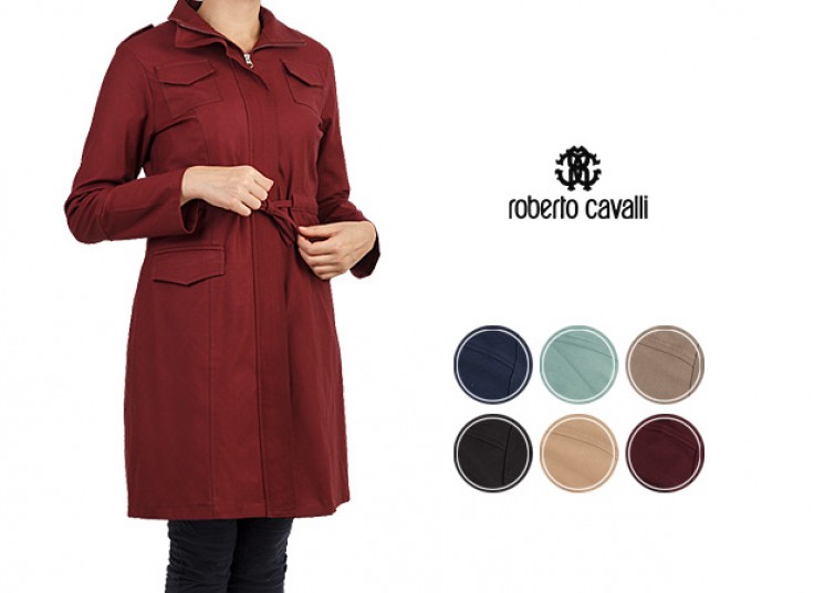 مانتو پاییزه طرح roberto cavalli