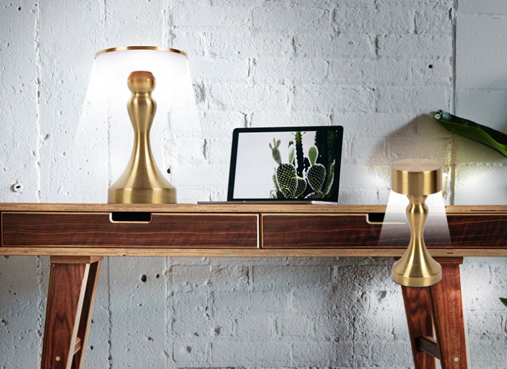 آباژور رومیزی شارژی