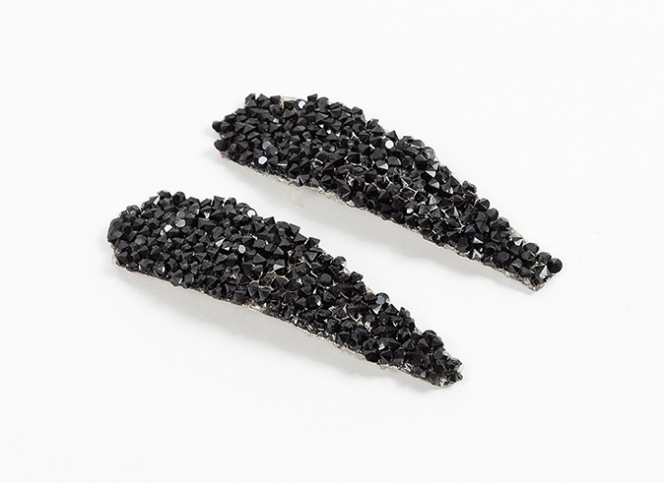 گیره مو دو عددی کریستالی