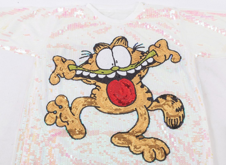 تیشرت پولکی زنانه