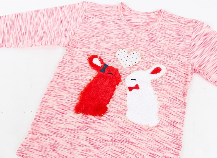 بلوز دخترانه طرح خرگوش