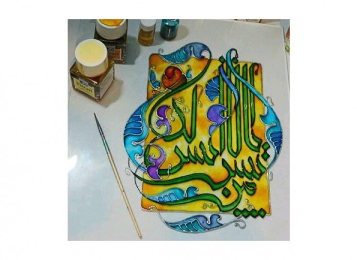 کارگاه آموزش ویترای در سرای محله زرگنده