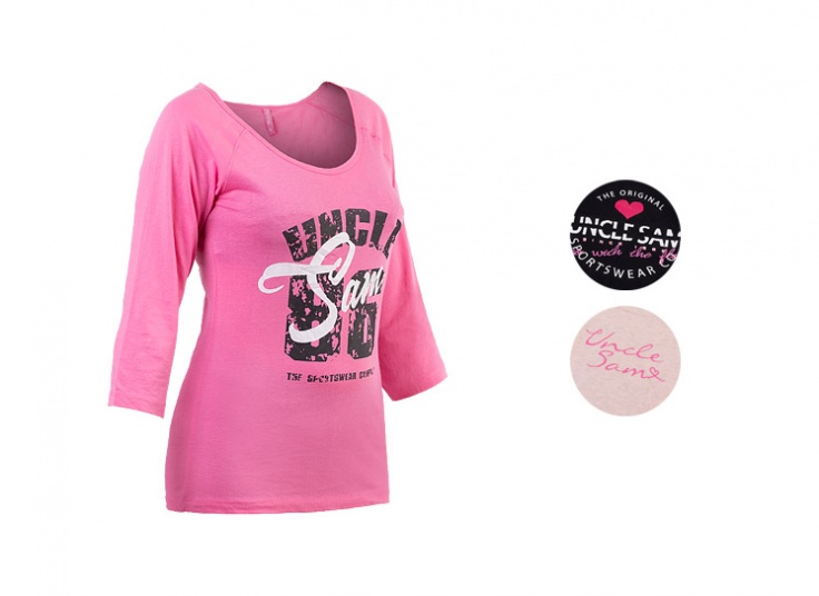 تیشرت آستین سه ربع UncleSam