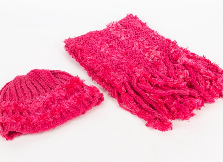 ست شال و کلاه زنانه موهر