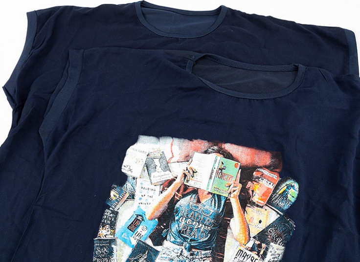 تیشرت زنانه Girl & Book