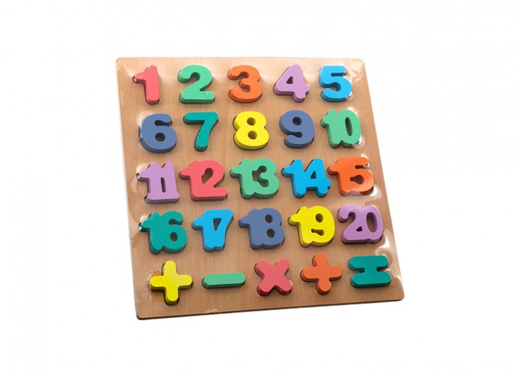 پازل چوبی اعداد انگلیسی
