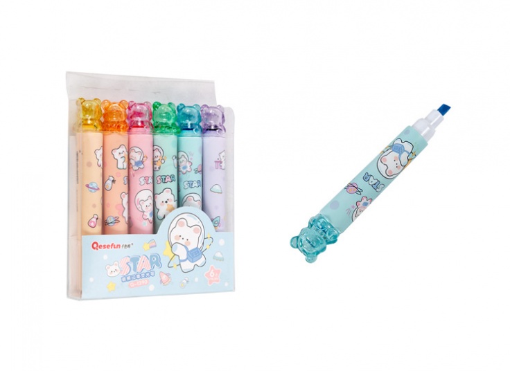 پک 6 عددی هایلایتر Qesefun