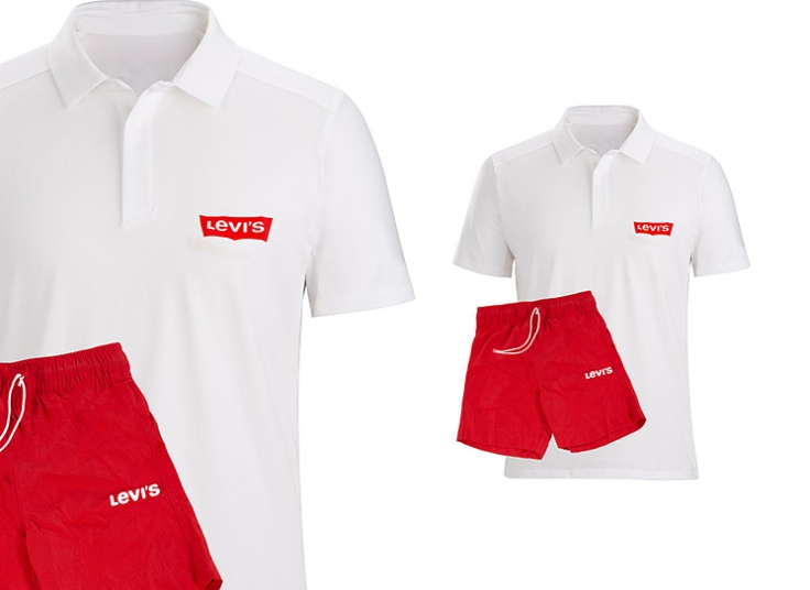 ست پولوشرت شلوارک Levis