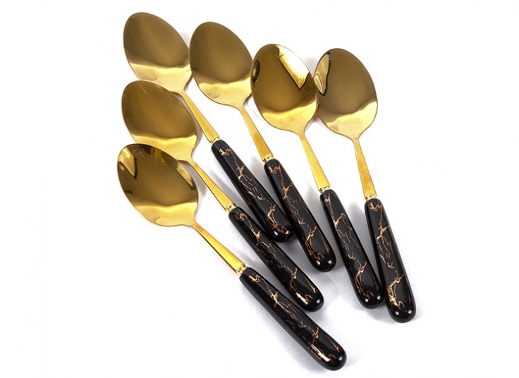 قاشق چنگال طرح ماربل