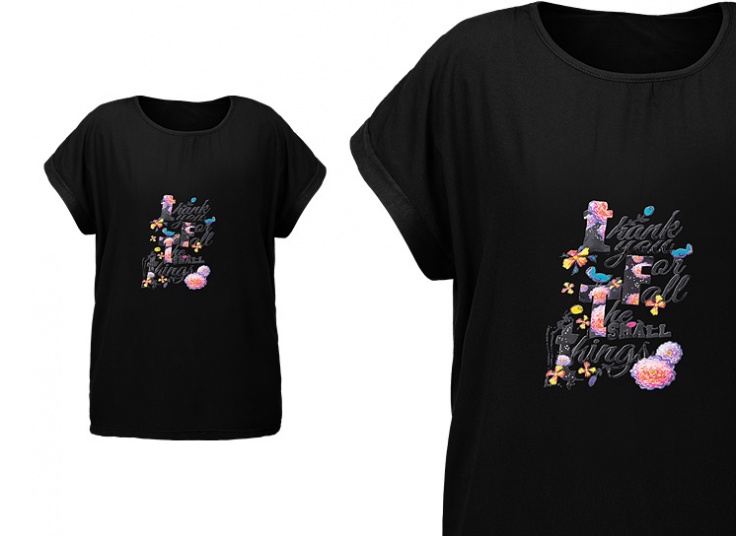 تاپ زنانه طرح گل