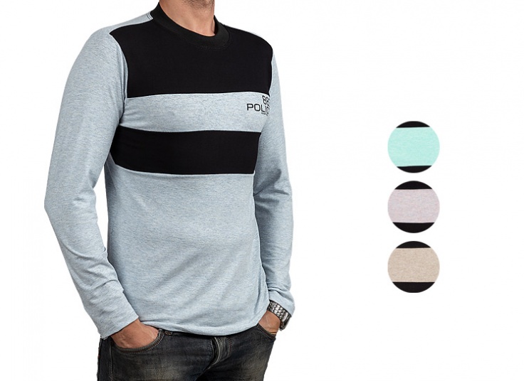 تیشرت آستین بلند طرح Police