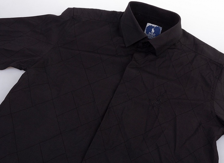 پیراهن مشکی مردانه POLO