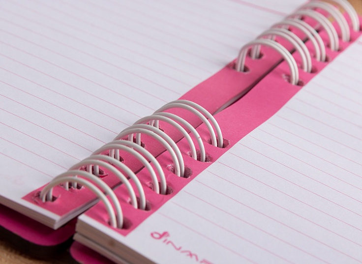 دفترچه یادداشت جلد چوبی