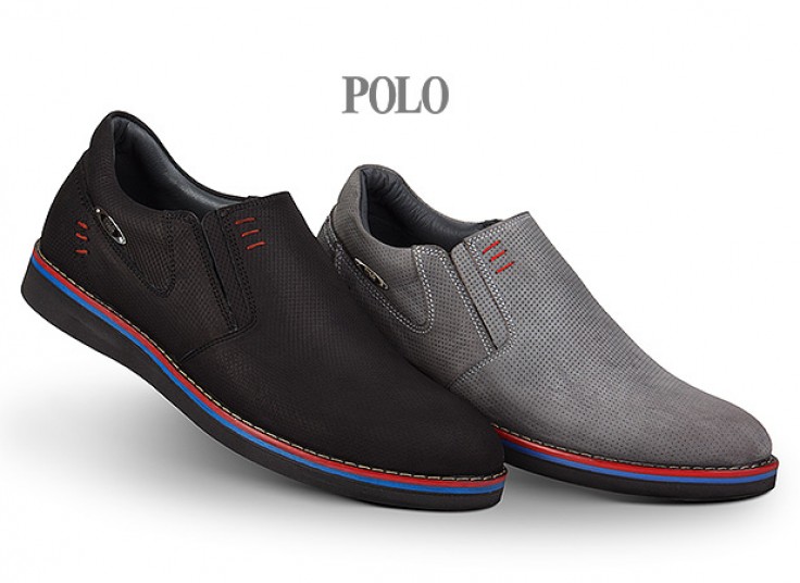 کفش رویه بلند چرم طبیعی polo