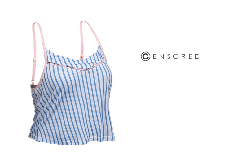 تاپ راه راه Censored