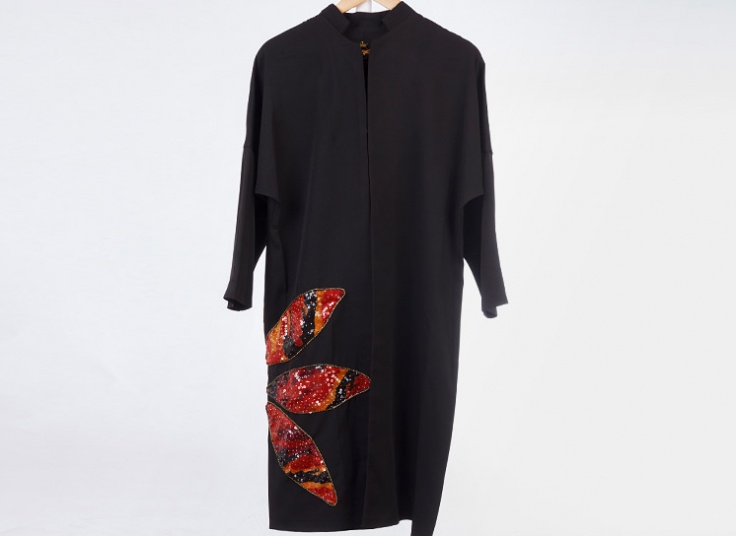 مانتو کرپ زنانه Floreado