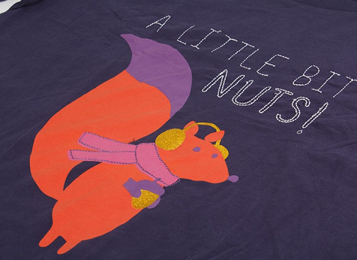 تیشرت طرح دار زنانه HM