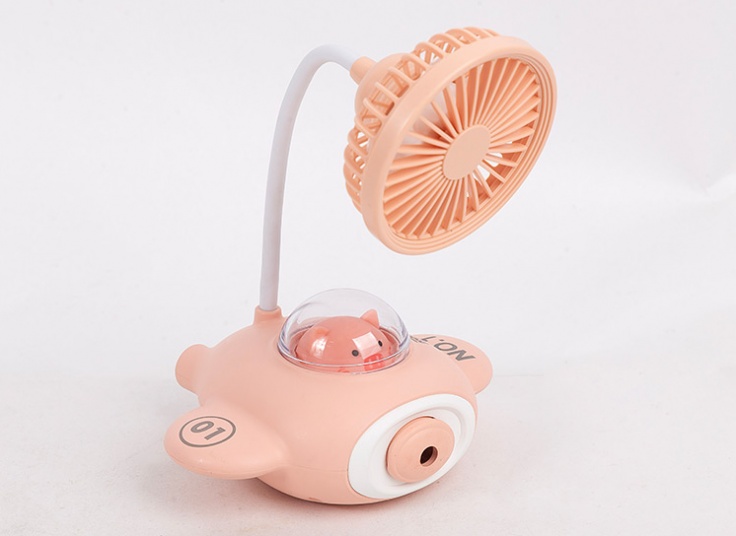 پنکه رومیزی شارژی چراغدار