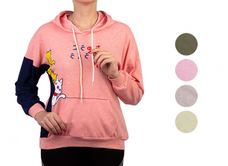 هودی کلاهدار زنانه Pikachu