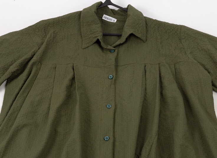 شومیز مانتویی پیله دار