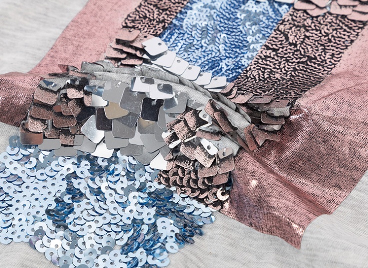 تیشرت زنانه پولکی Zara