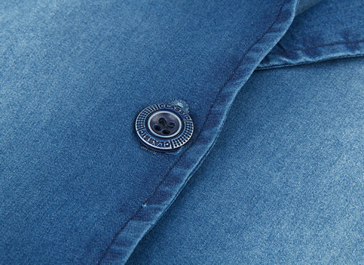 مانتو یقه انگلیسی طرح جین