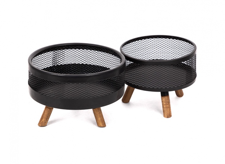 سبد میوه خوری فلزی