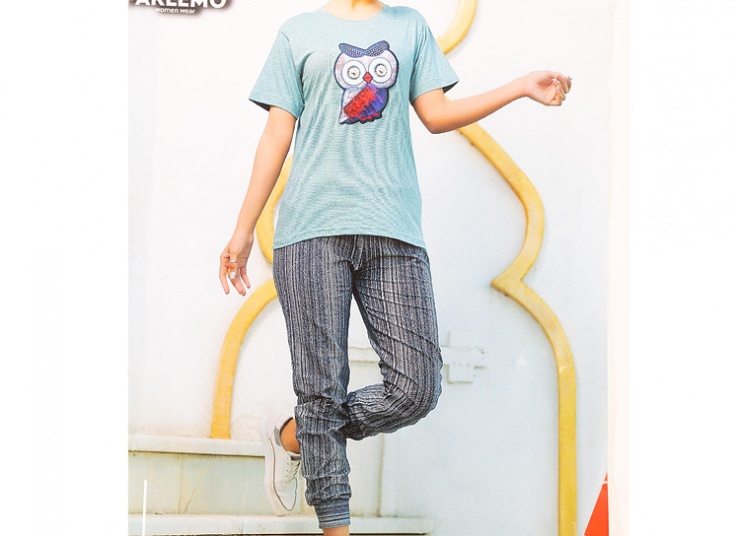 ست تیشرت و شلوار زنانه Parlemo