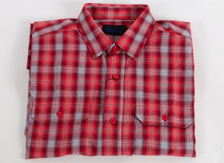 پیراهن چهارخانه Blue Star