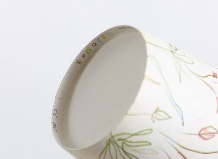 لیوان یکبار مصرف کاغذی بسته 50 عددی