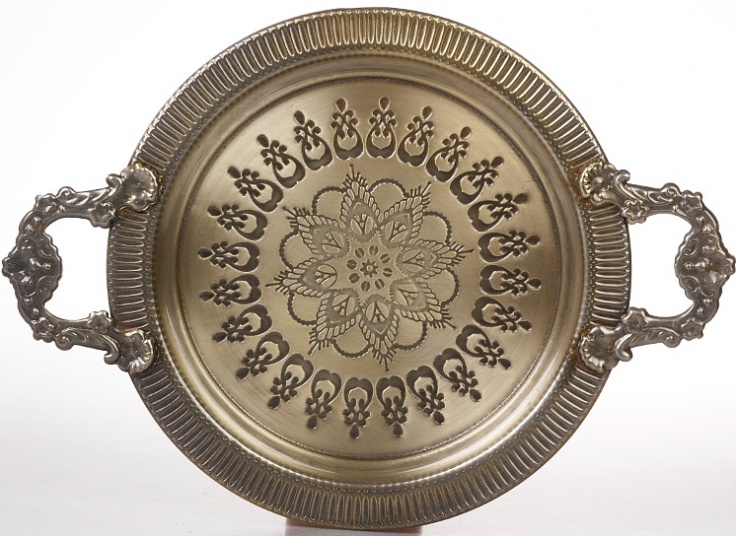 سینی فلزی طرح برجسته