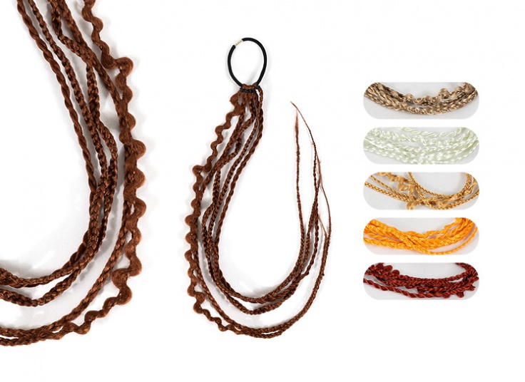 اکستنشن گیس بافت رنگی