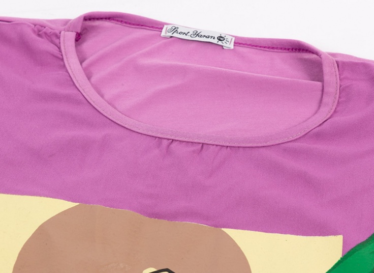 تاپ آستین افتاده چاپدار