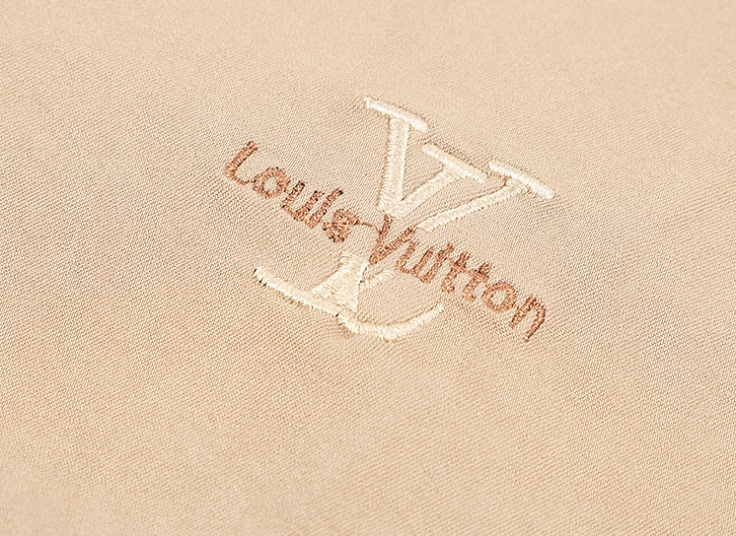 پیراهن مردانه یقه گرد طرح LV